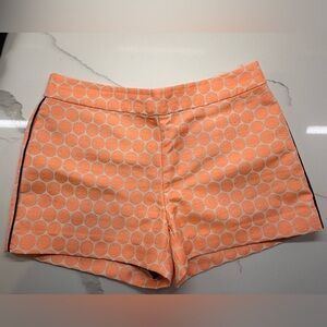 Sail to Sable Peach Polka Dot High Waist Shorts